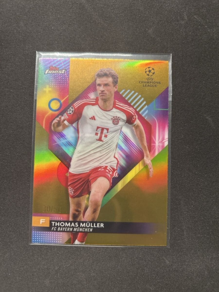 Topps Carte collezionabili: Topps finest Thomas Müller gold /50 – Usato da Greppen venduto da hcv_cc2r