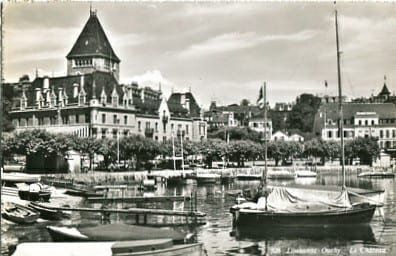 Cartoline postali: Lausanne-Ouchy, le chateau – Usato da Ottikon b.Kemptth. venduto da Neptun1974