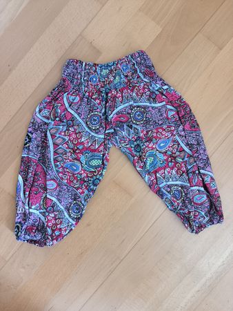 Kinder Pumphose, Muster farbig, bis ca. Gr. 80