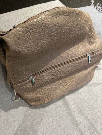 Handtasche - braun/beige mit schönem Muster - gebraucht