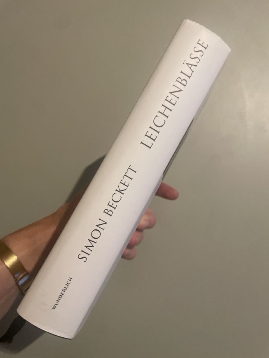Bücher: Buch Leichenblässe von Simon Beckett – Gebraucht aus Fribourg von Mymikrakra01 2