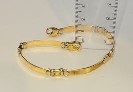 18 Karat 750 Massiv Gold Armband