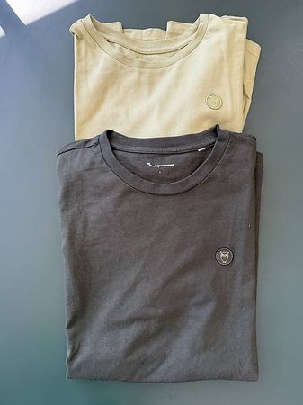 knowledge cotton apparel T-Shirt L