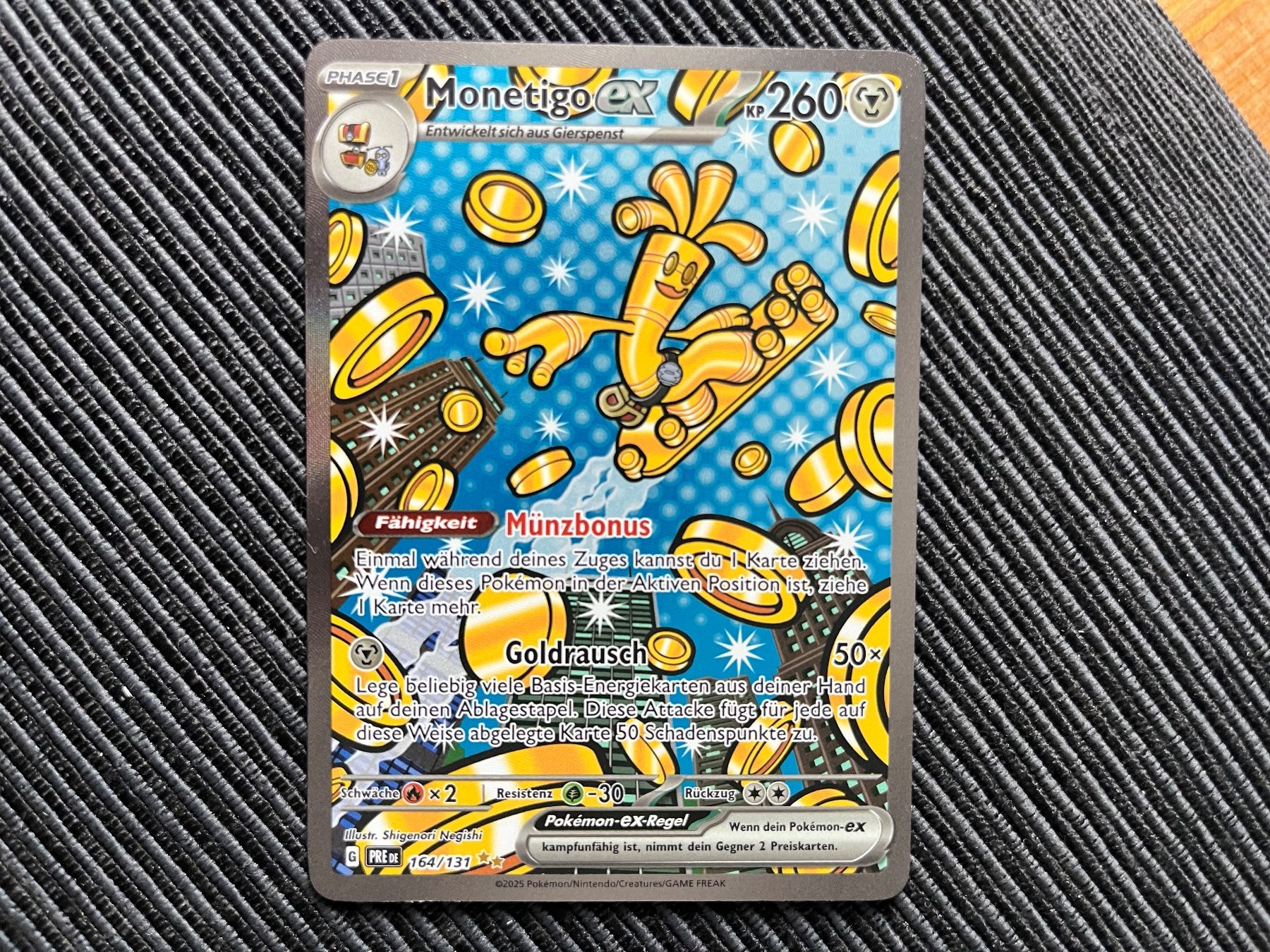 Pokémon Cartes à collectionner: Pokemon Monetigo EX SAR Prismatic Evolutions near Mint – Neuf (Voir description) à Wabern par Collectfun