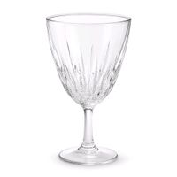 Vintage: Weingläser neutral 12 Stk geschliffen mit Glasfuss