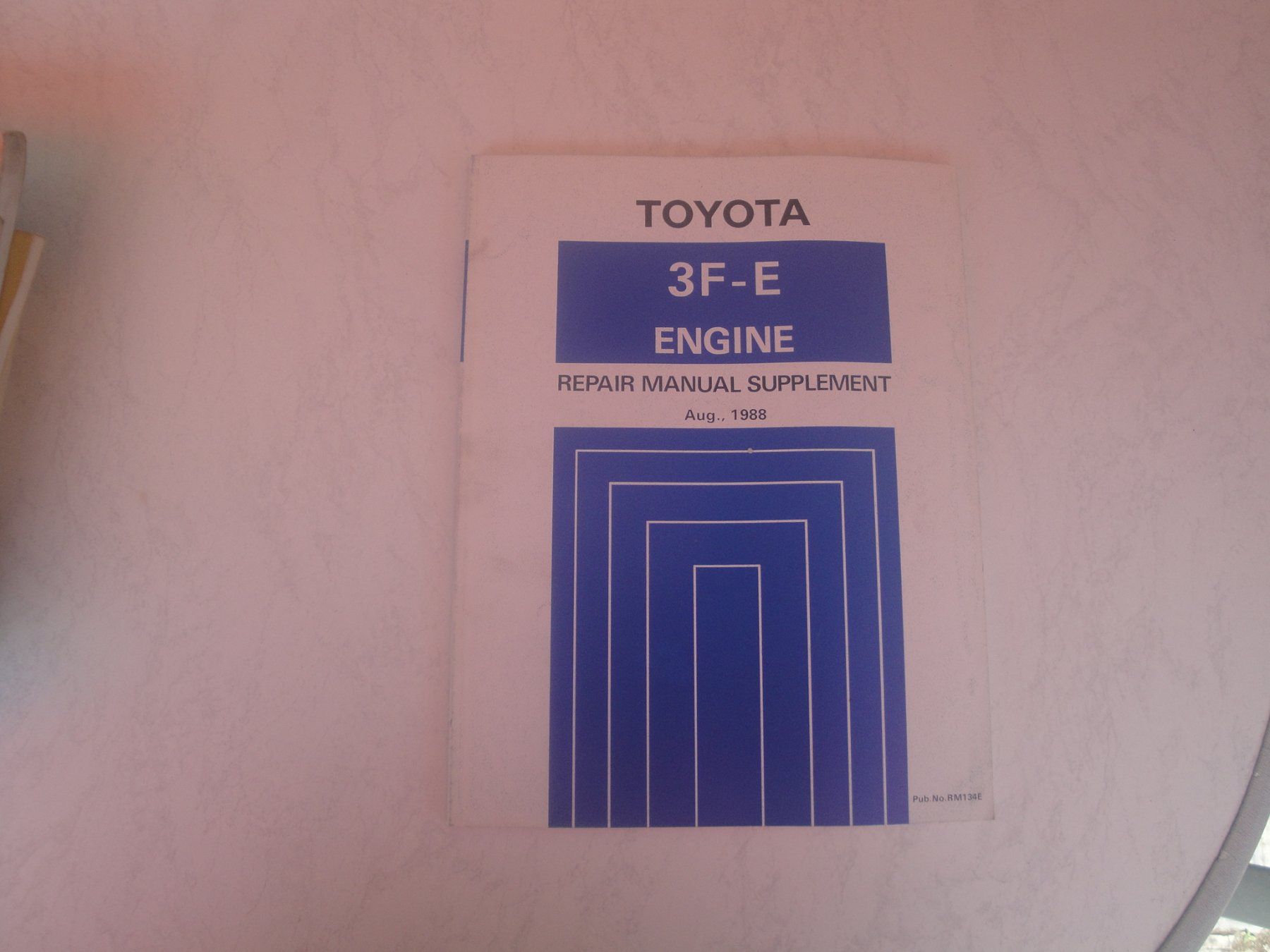 Libri: Toyota 3F-E Engine Repair Manual Supplement – Usato da Zollikerberg venduto da Kui