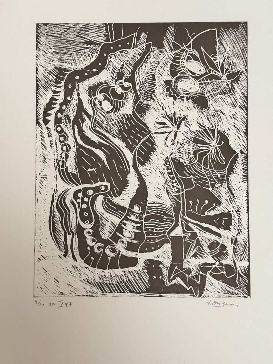 Grafica & Litografie: Serge Brignoni 1903–2002 - Radierung – Usato da Solothurn venduto da NUVICO 1