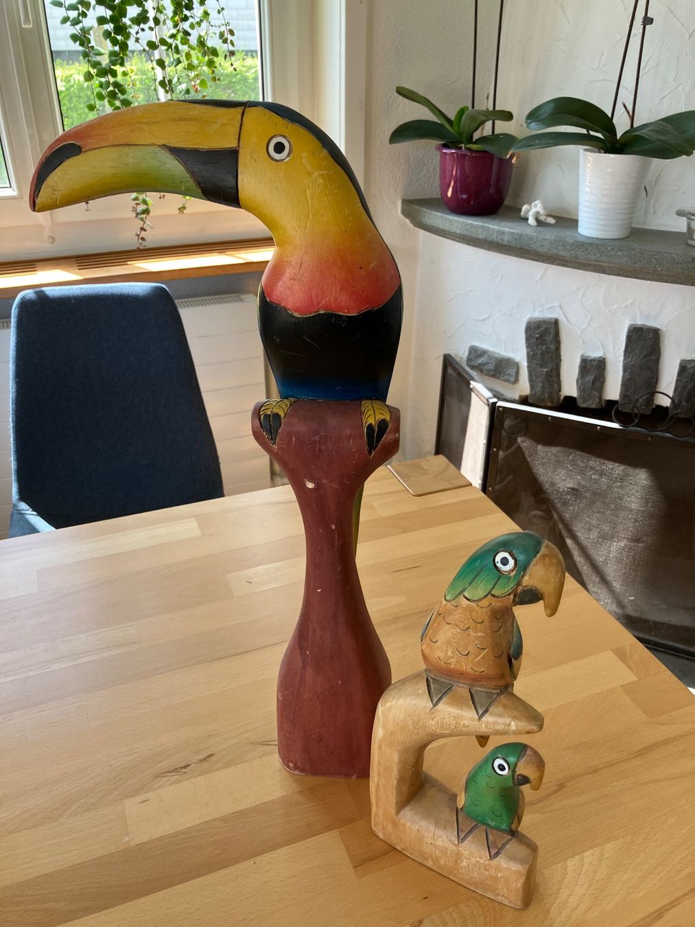Statuette: Dekorative Balsa-Holz Vögel – Usato da Olten venduto da Dickbrave 2