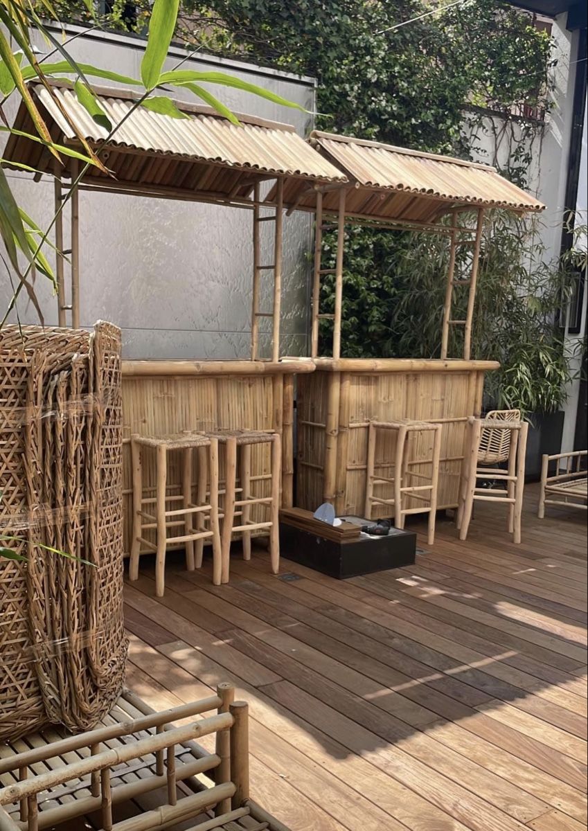 Casette da giardino & serre: Bar en bambou marque Scandinave – Usato da Genève venduto da inf_2ggr