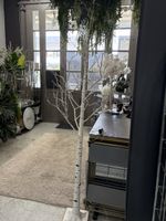 Weisser KunstBirkenbaum 2m Deko-Baum Winterdeko Floristik