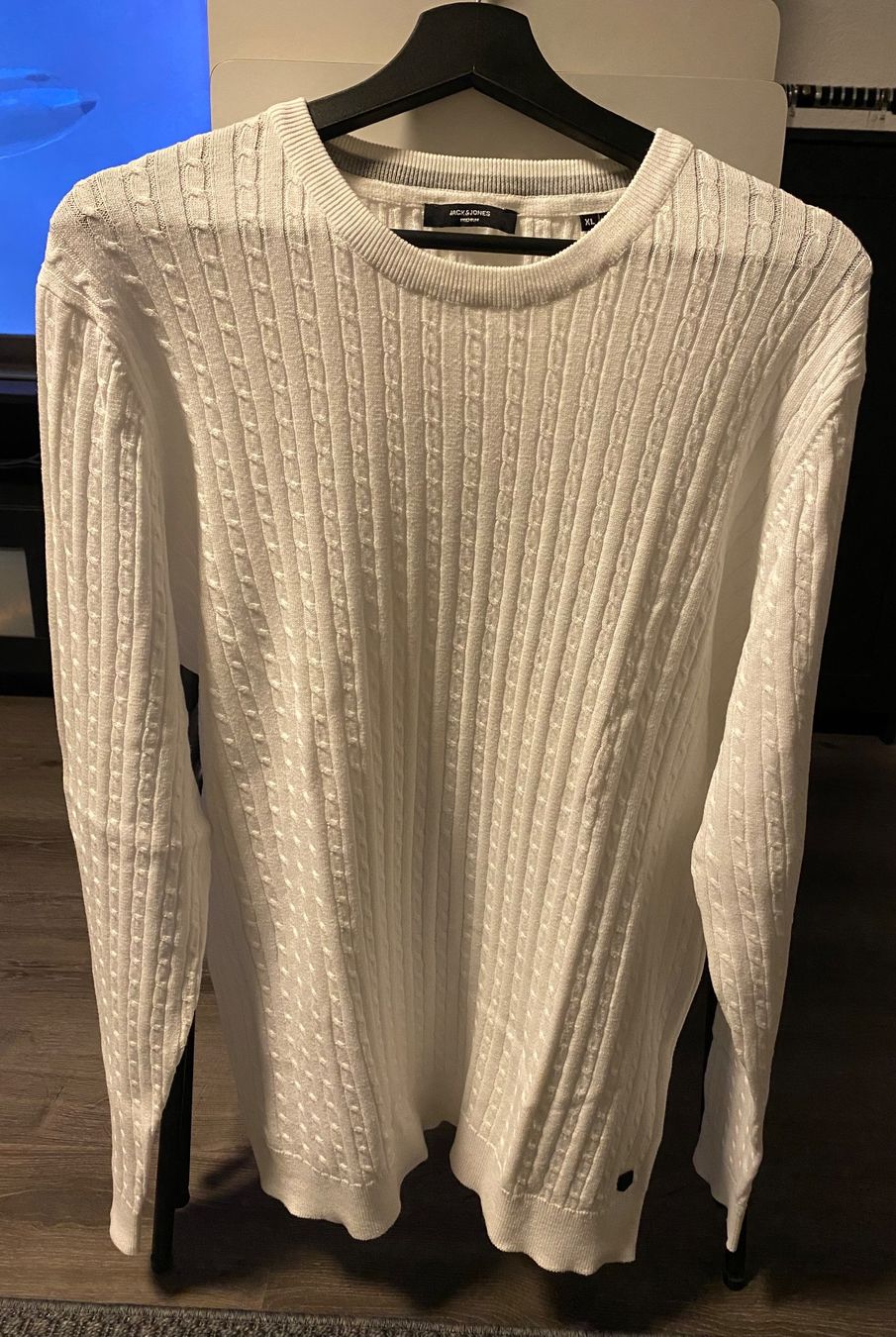 Jack & Jones Pullover & Sweatshirts: Jack & Jones - pull blanc taille XL – Neu (gemäss Beschreibung) aus Tavannes von Blanc0o13