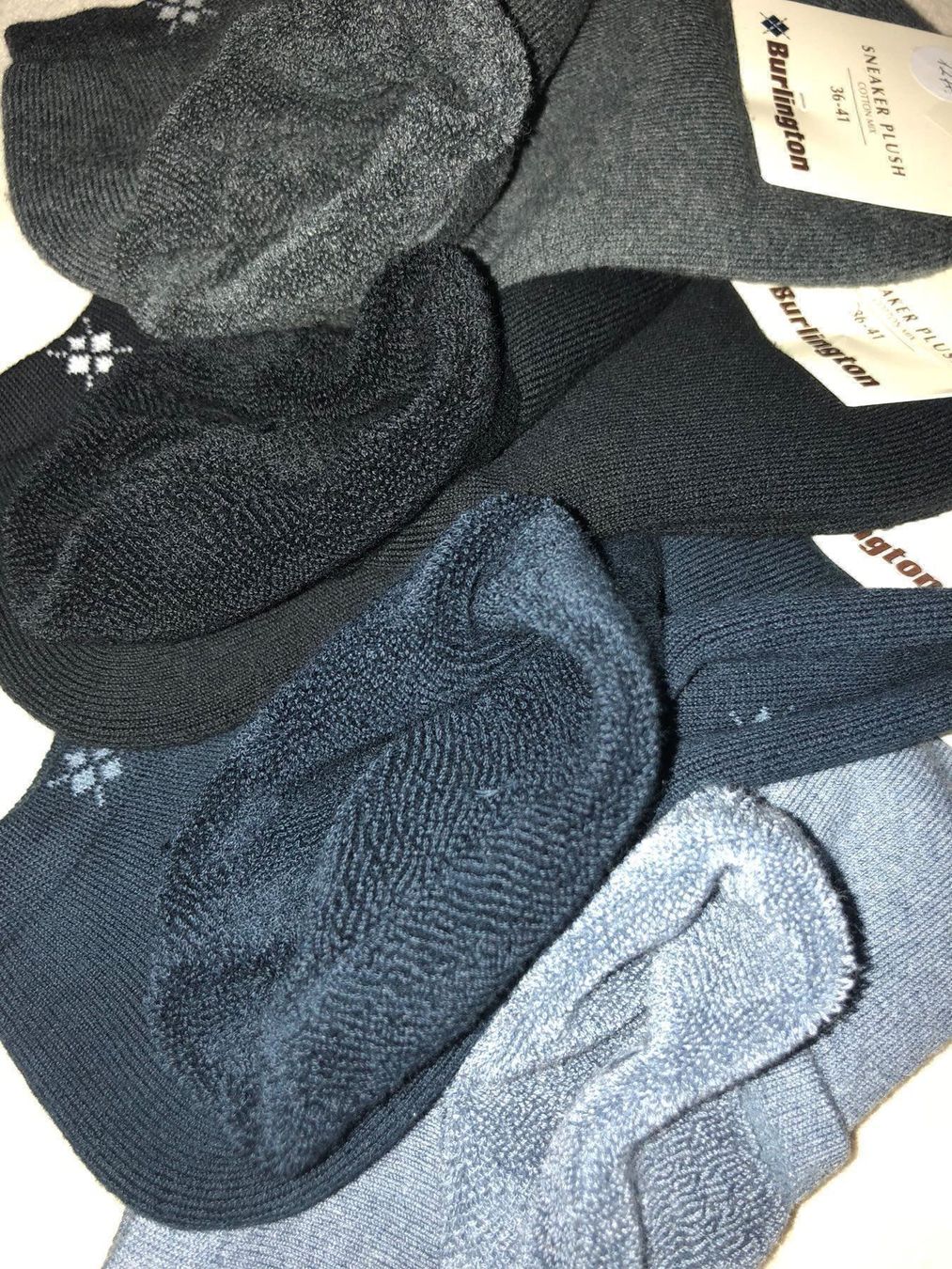 Burlington Calze: Damen Socken Burlington Plush/Baumwolle – Nuovo e nell'imballaggio originale da Zumikon venduto da DamenFashionShop 2