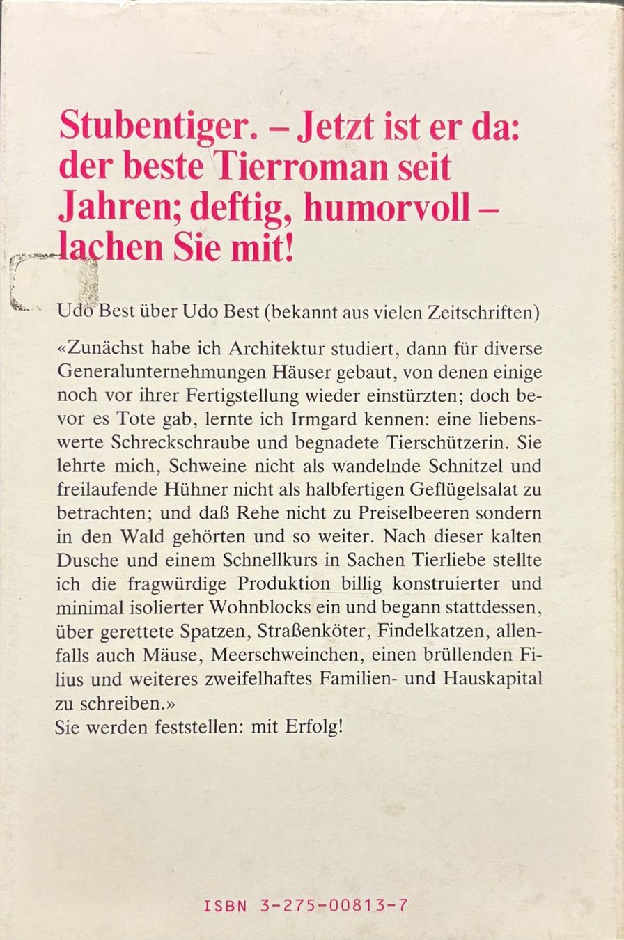 Libri: Best Udo, Stubentiger – Usato da Sarnen venduto da Livres 1