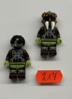 2 Stück LEGO Chima Figuren, Wakz & Crawley.