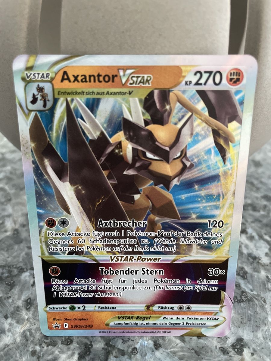 Pokémon Cartes à collectionner: Pokemon Axantor VSTAR – D'occasion à Ueberstorf par Vmirco
