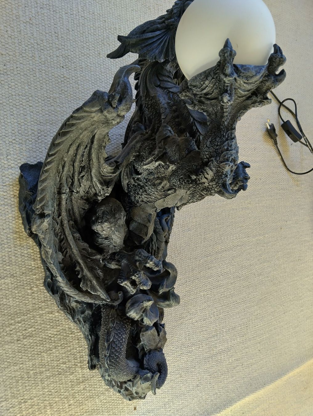 Lampes: Drachenlampe Wandlampe Drache Gothik – D'occasion à Fribourg par nwernicke 2