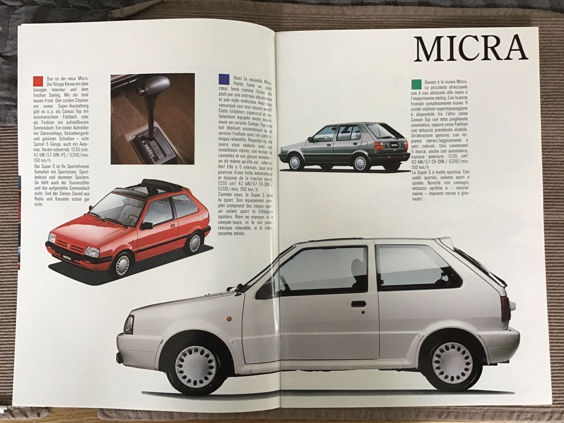 Nissan Dokumente: Nissan Verkaufsprospekt Programm 1990 – Gebraucht aus Scherzingen von Starseller62 2