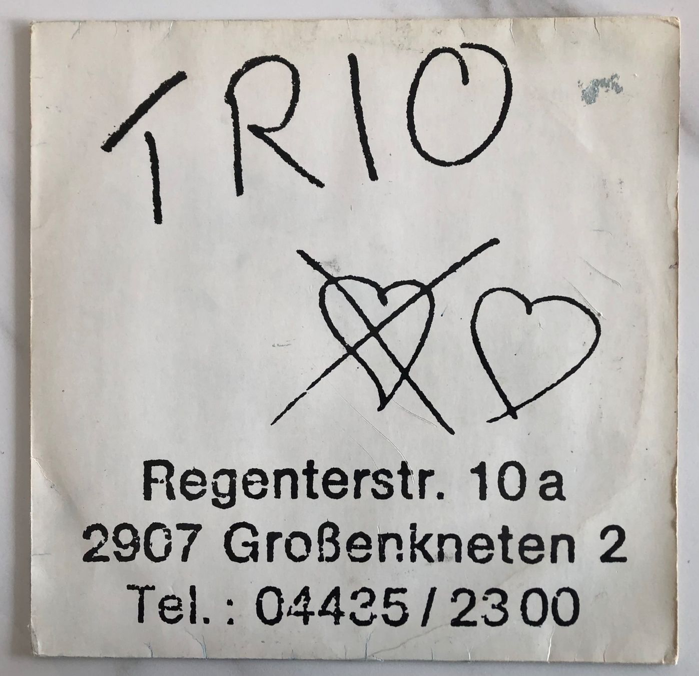 Dischi in vinile: TRIO- TRIO – Usato da Poliez-Pittet venduto da Newtown-Records