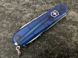 Victorinox Sackmesser "BLAU TRANSPARENT“ Top Zustand!