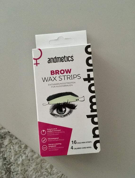 Brow wax strips Andmetics Kaufen auf Ricardo