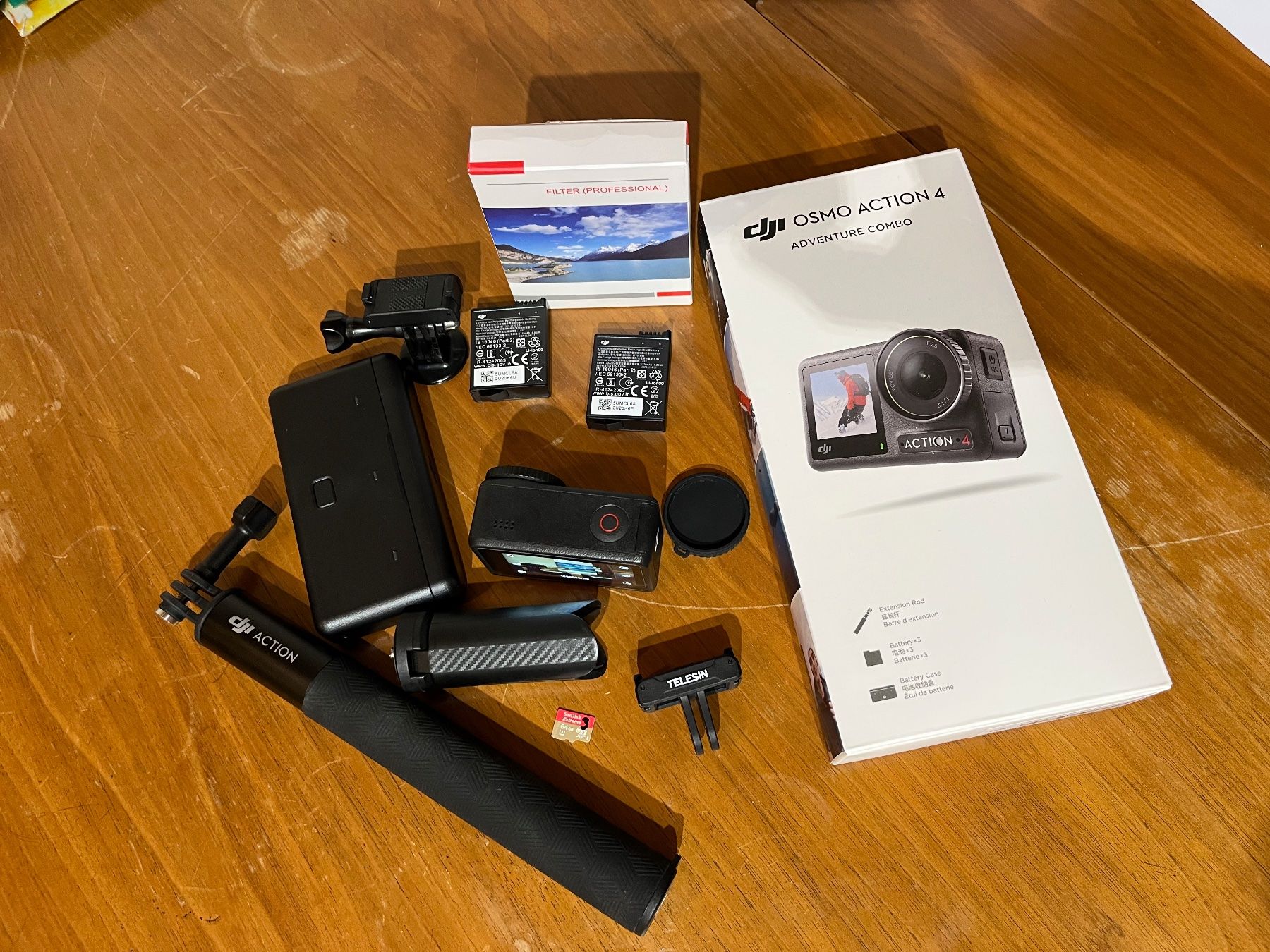 DJI Action Cam: DJI Osmo Action 4 Adventure Combo – Usato da St. Urban venduto da GPSPython 1