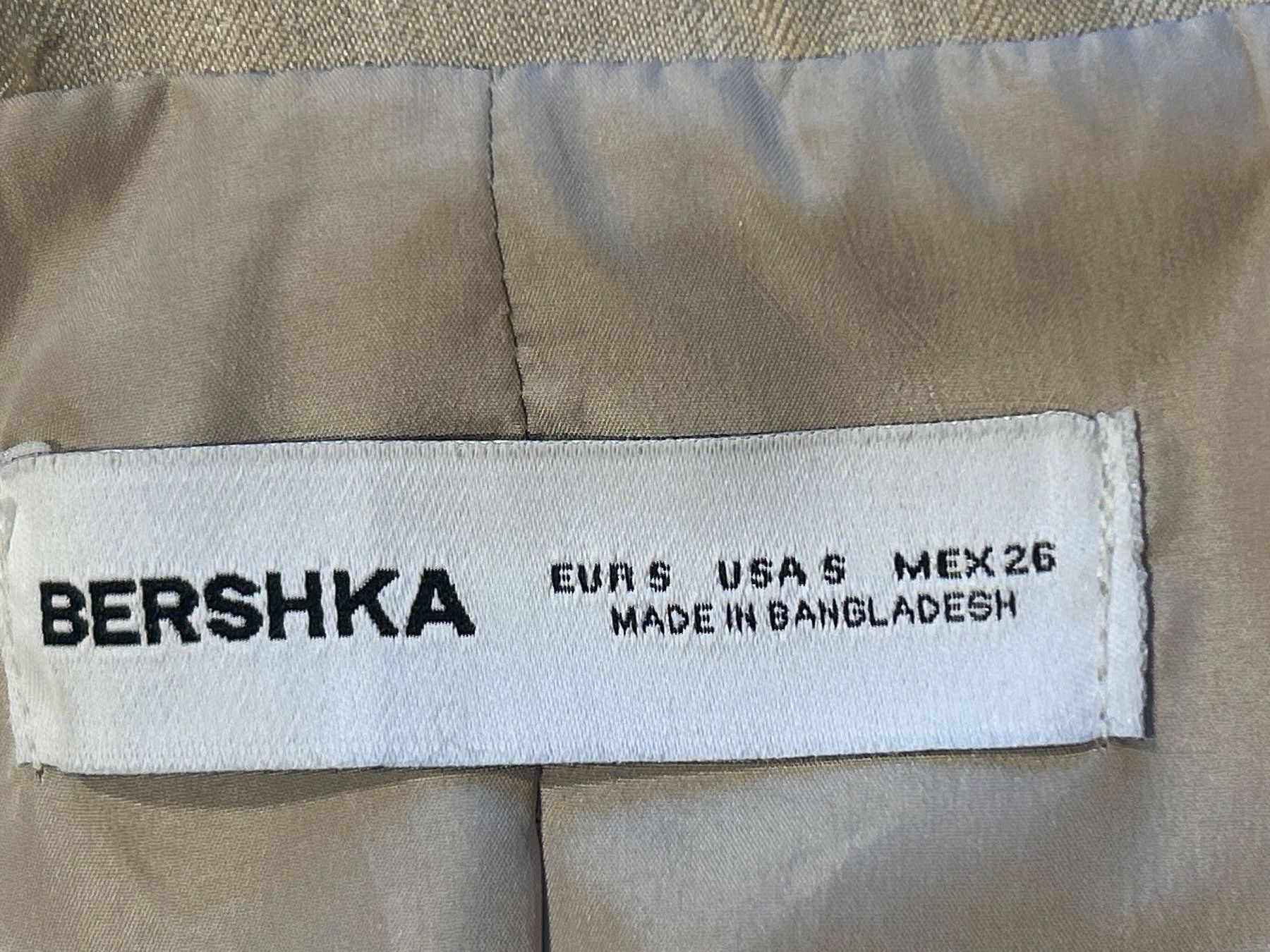 Bershka Jacken: Blazer beige  von Bershka Gr. S – Gebraucht aus Brunnen von Nala2929 7