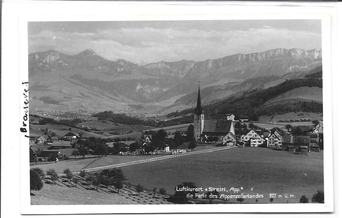 Cartoline postali: AK  Stein AR – Usato da Appenzell venduto da mai25