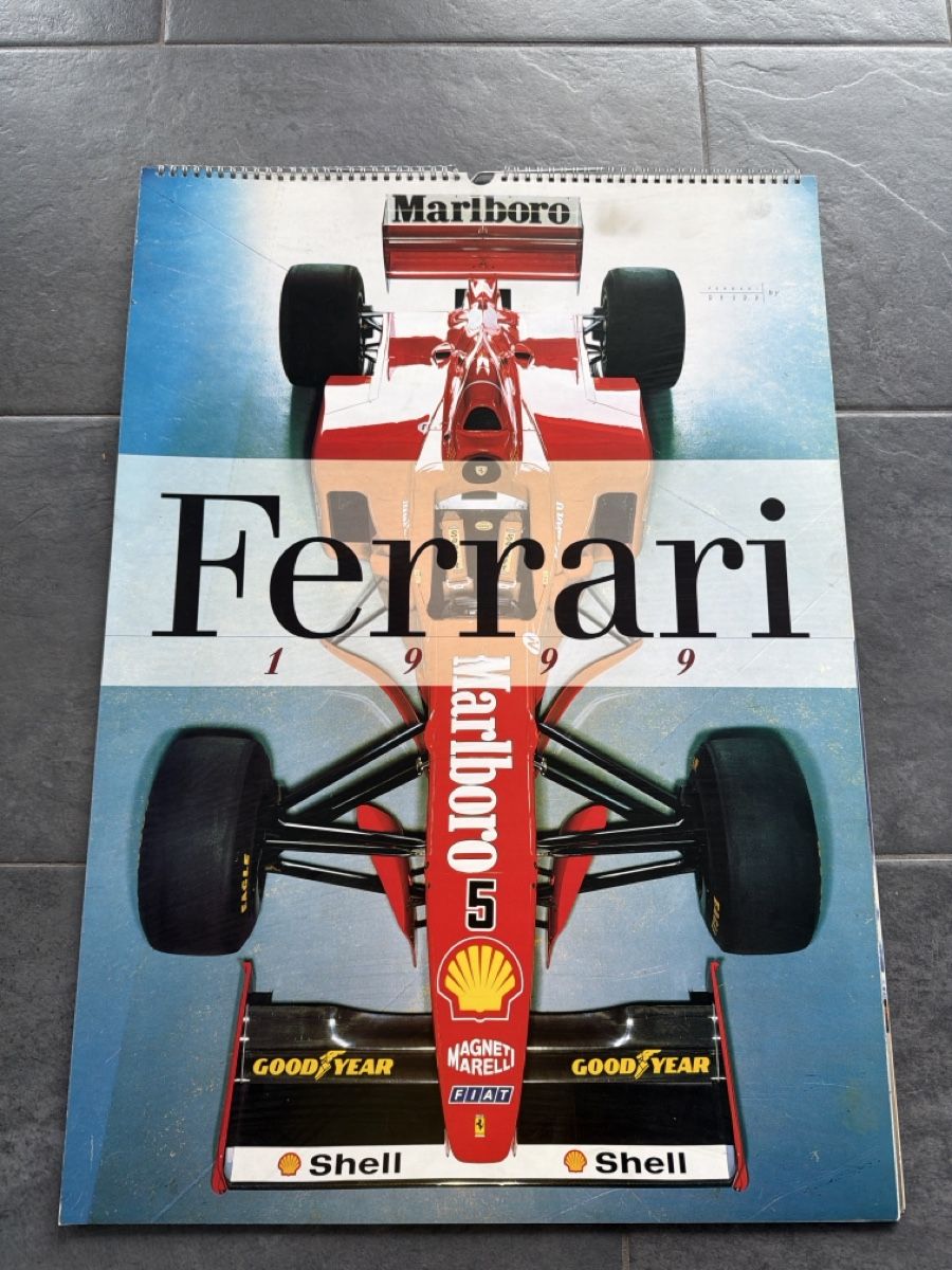 Ferrari Calendari: Original Ferrari Kalender 1999 – Usato da Wolfwil venduto da Rolex1