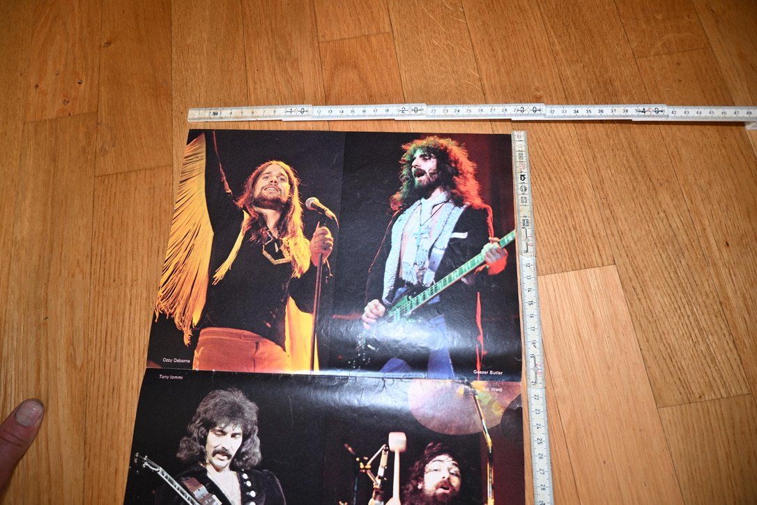 Zeitschriften & Magazine: VINTAGE Poster BLACK SABBATH vom POP Magazin – Gebraucht aus Pfaffhausen von mono_rec 2