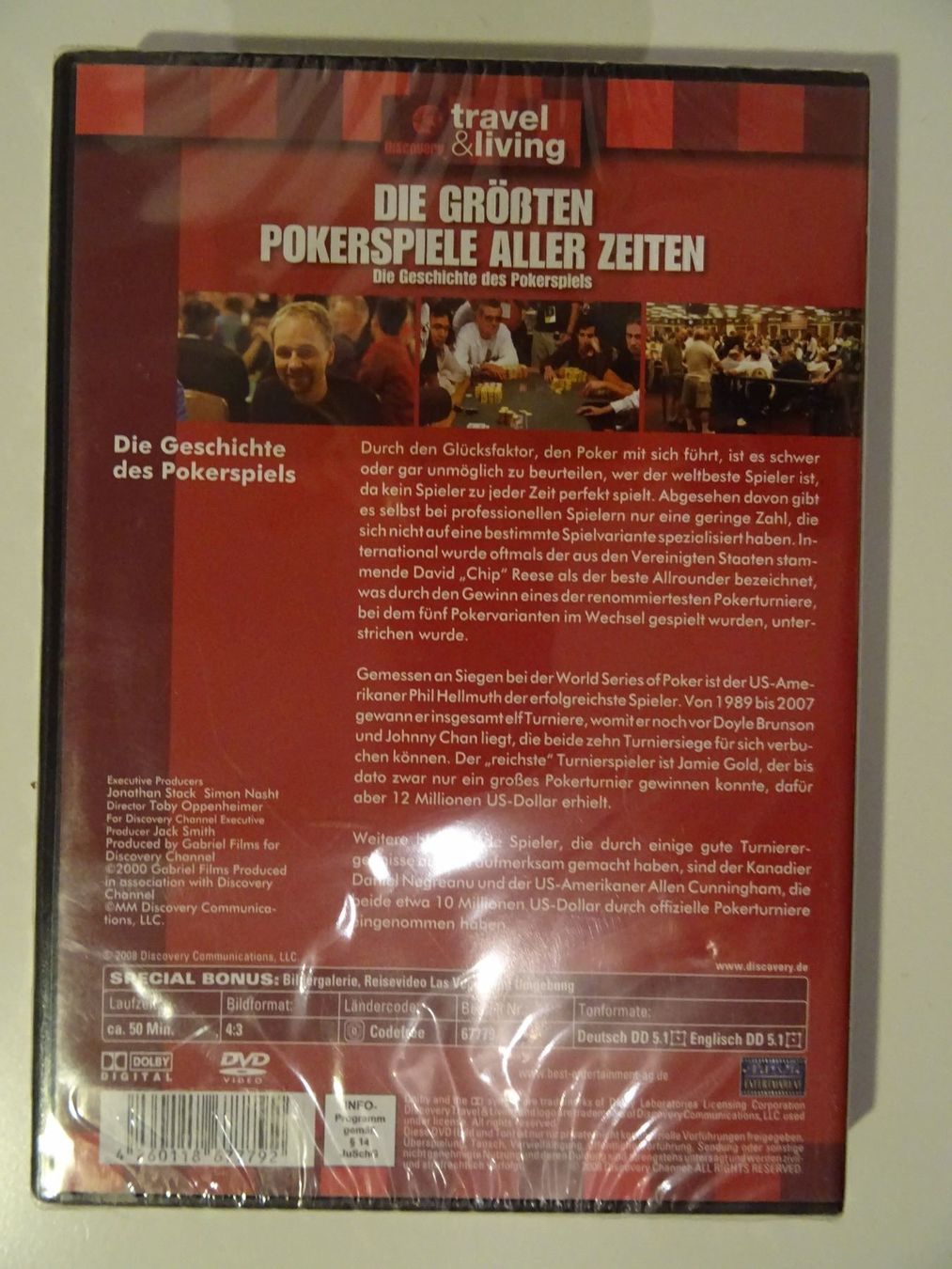 Tous les DVDs: Die grössten Pokerspiele aller Zeiten – Neuf avec emballage d'origine à Erstfeld par Mario_boe0 1