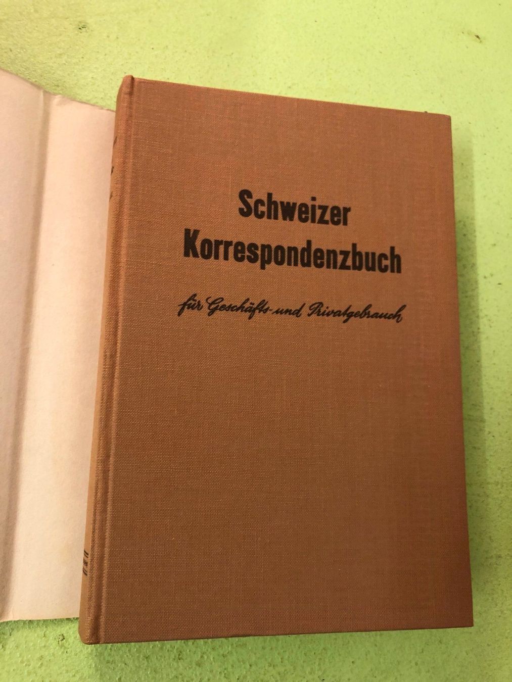 Libri: Paul Strub: Schweizer Korrespondenzbuch 1958 – Usato da Zürich venduto da allp 1