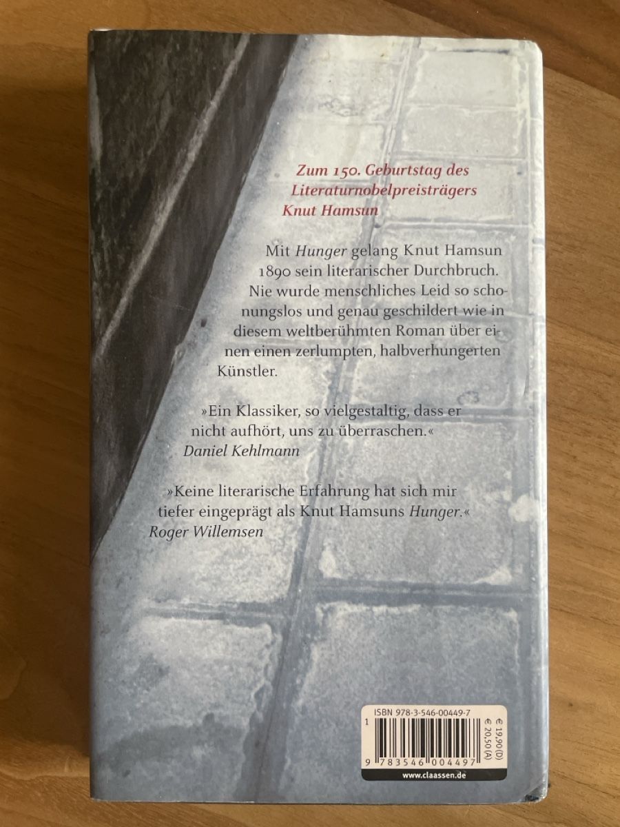 Libri: Roman Hunger von Knut Hamsun – Usato da Fribourg venduto da Mymikrakra01 1