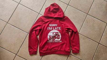 Sweat à capuchon tracteur / 158-164