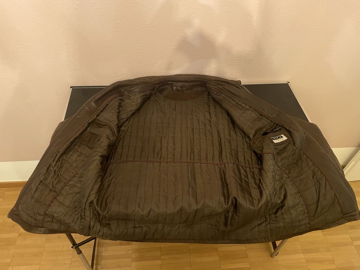 C&A Giacche: Lederjacke braun Lamm Nappa Leder Grösse L – Usato da Oberwil BL venduto da LiviaS01 6