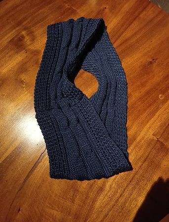 Echarpe bleu