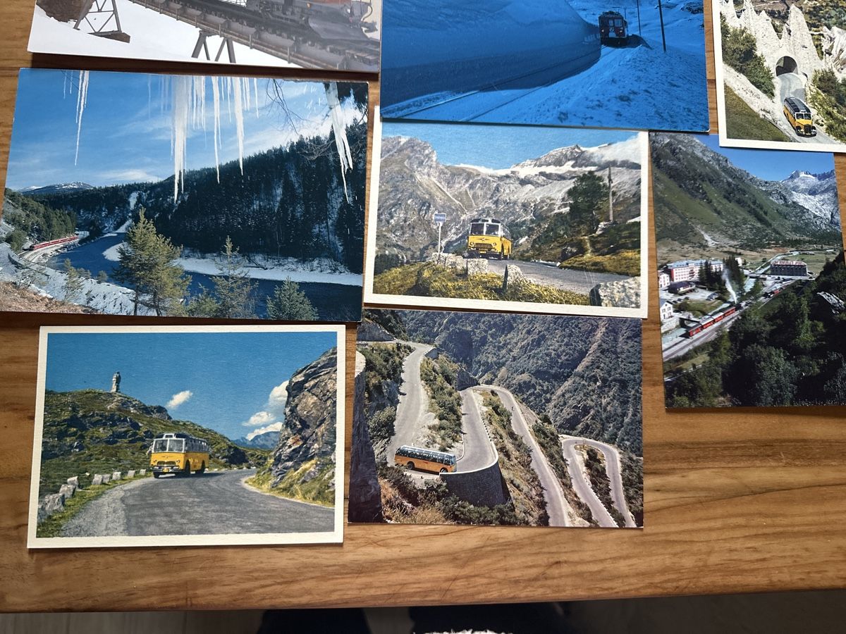 Cartes: Eisenbahn und Postauto Schreibkarten – D'occasion à Frauenfeld par aluma14 3