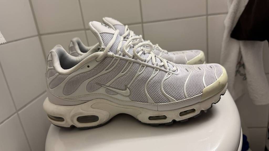 Nike Chaussures hommes: Air max plus white 45.5 – D'occasion à Zollikon par rose59
