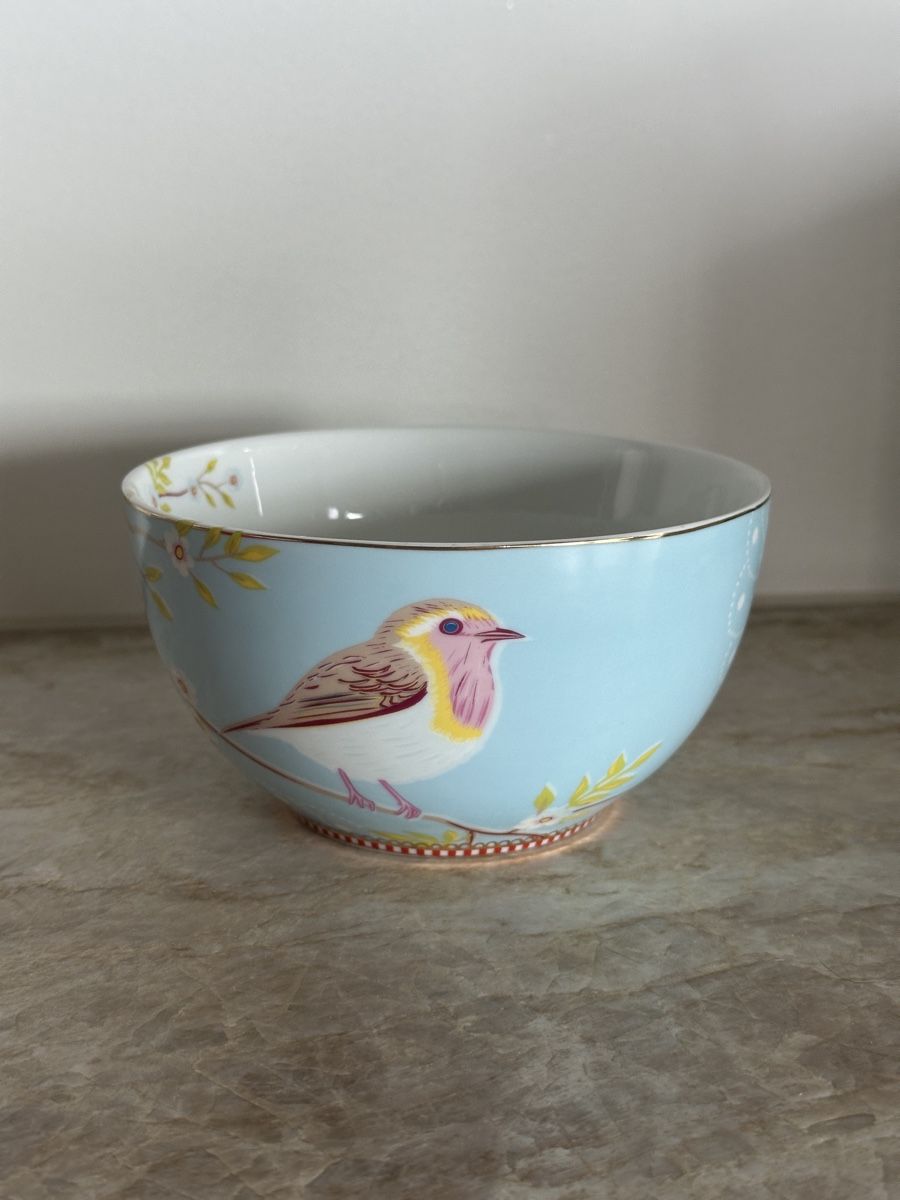 Pip Studio Ciotole: Pip Studio Schüssel Vogel Motiv – Usato da Kirchdorf AG venduto da cameoayiana