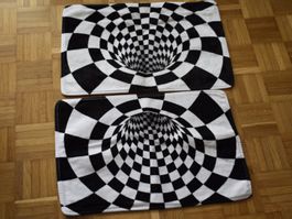 Set 3D Badeteppich 59 x 39 cm