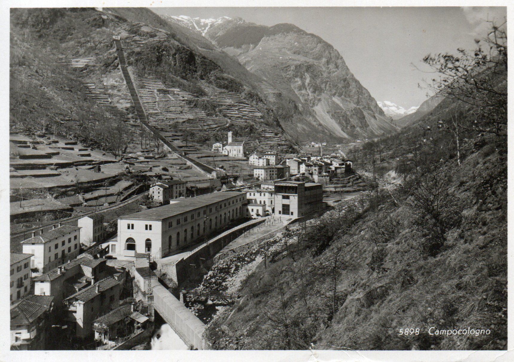 Cartoline postali: Campocologno – Usato da Melano venduto da pisonsdro