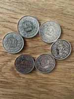 6 Stk. 50 Rappen silber