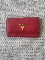 Original Prada Schlüssel-Etui Saffiano Leder Pink