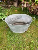 Zinkwanne Zuber Pflanzgefäss Vintage 56 L