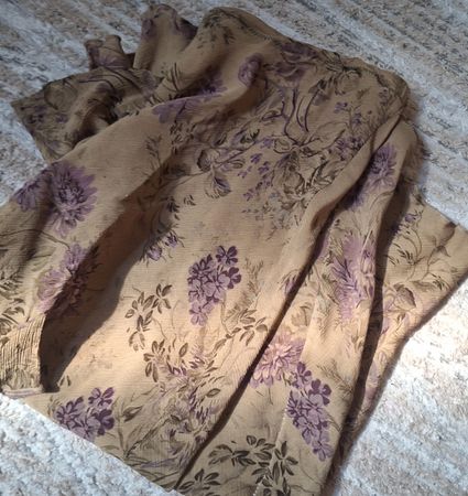 jupe vintage à motifs floraux 