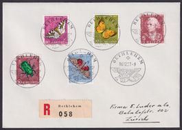 PJ 1957, Luder Vollstempel Satzbrief BETHLEHEM BE