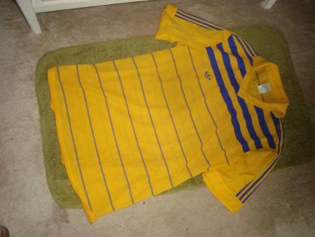 vintage 80iger years adidas Shirt Rugby size Med Made France