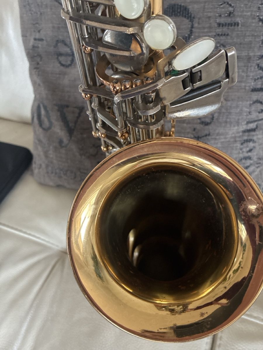 Musikinstrumente: Alto Saxophon , Goldlackiert, Marke : Samko – Gebraucht aus Grosshöchstetten von ferien06 6