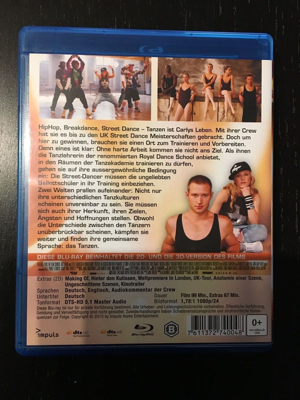 Tutti i DVDs: Blu Ray Street Dance 3D – Usato da Regensdorf venduto da scheissspiel 1