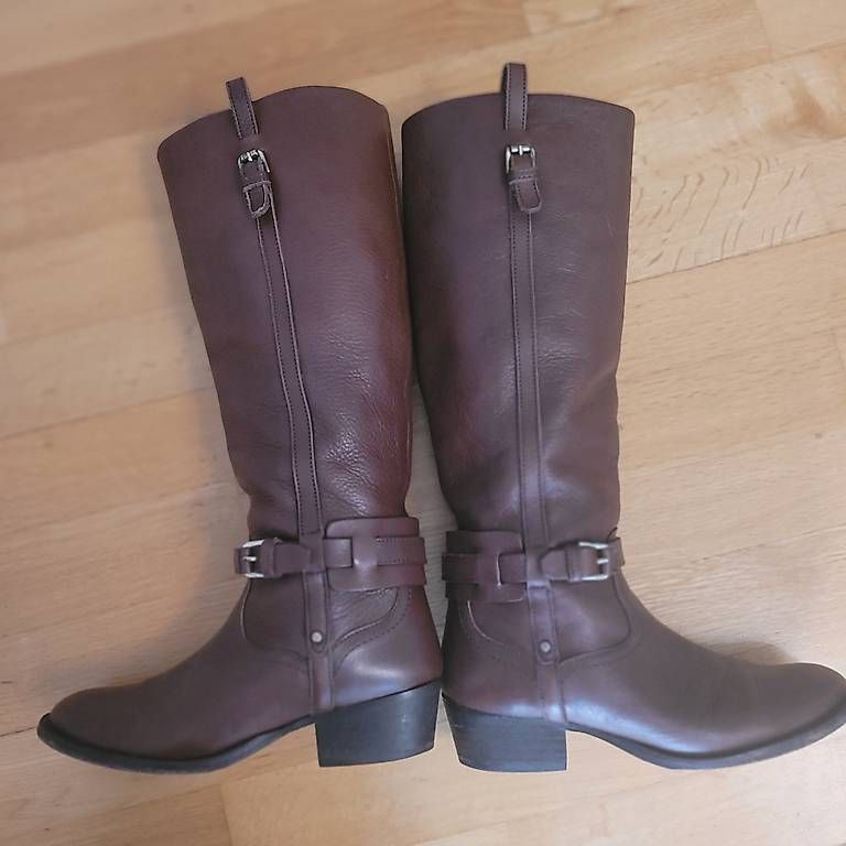 Massimo Dutti Scarpe da donna: Massimo Dutti Leder Stiefel 38 – Usato da Arbon venduto da vardeu9320 2