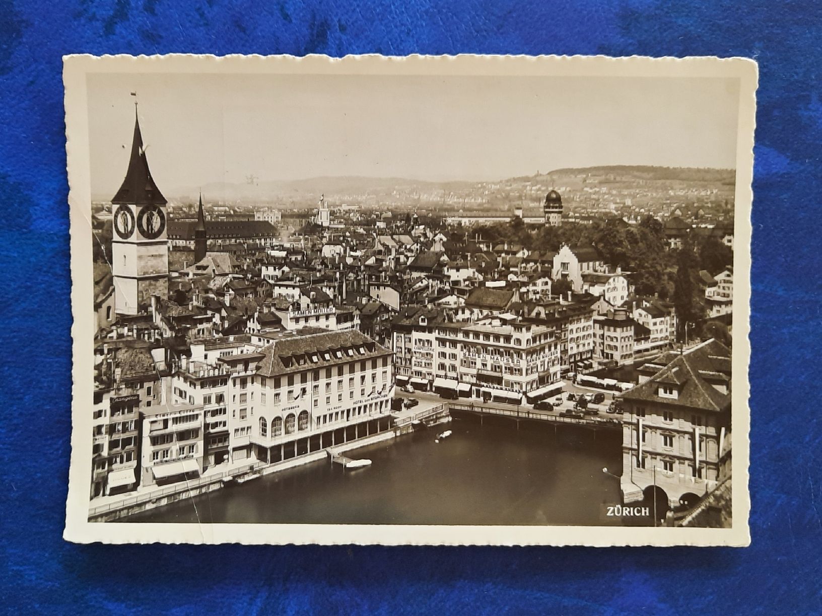 Cartoline postali: Ansichtskarte Zürich, gestempelt  – Usato da Marly venduto da neu-adlerauge65